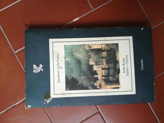 Sonno e poesia - John Keats - copertina