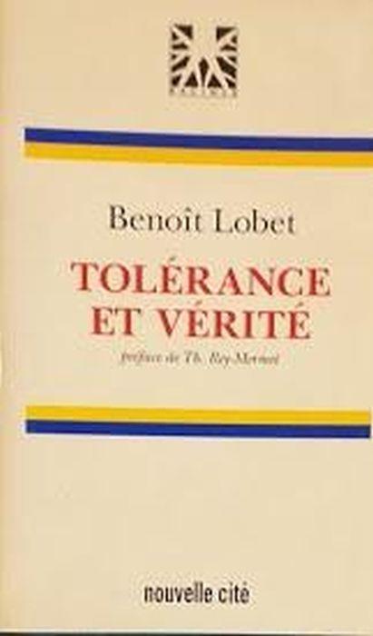 Tolerance et verite - copertina