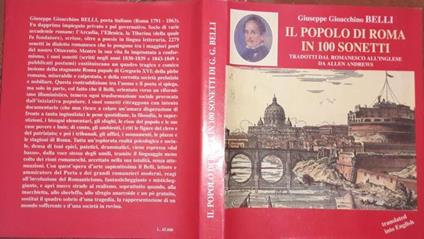 Il popolo di Roma in 100 sonetti. Tradotti dal romanesco all'inglese da Allen Andrews - Giuseppe Gioachino Belli - copertina