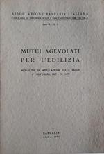Mutui agevolati per l'edilizia