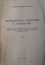 Nominatività azionaria e 