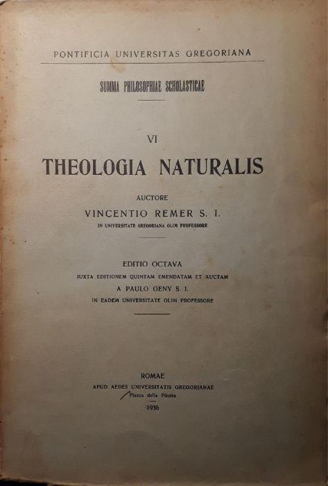 Theologia Naturalis - copertina