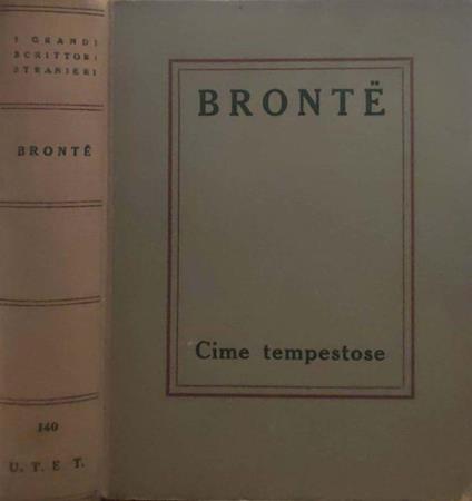 Cime Tempestose - Emily Brontë - copertina