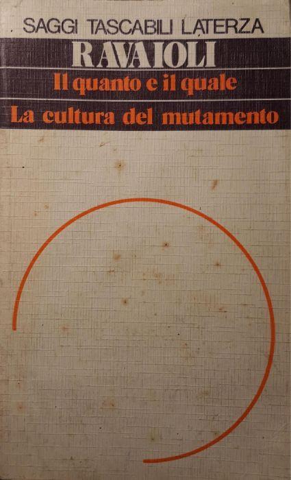 Il quanto e il quale la cultura del mutamento - Carla Ravaioli - copertina
