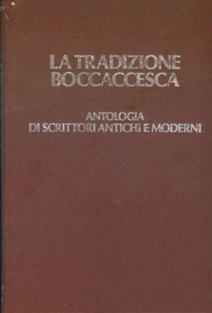 La tradizione boccaccesca - Sergio Romagnoli - copertina