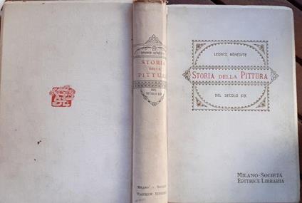 Storia della pittura del secolo XIX - Leonce M. Bénédite - copertina