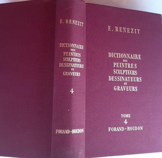 Dictionnaire Critique Et Documentaire Des Peintres, Sculpteurs, Dessinateurs, Et Graveurs Tomo 4 - copertina