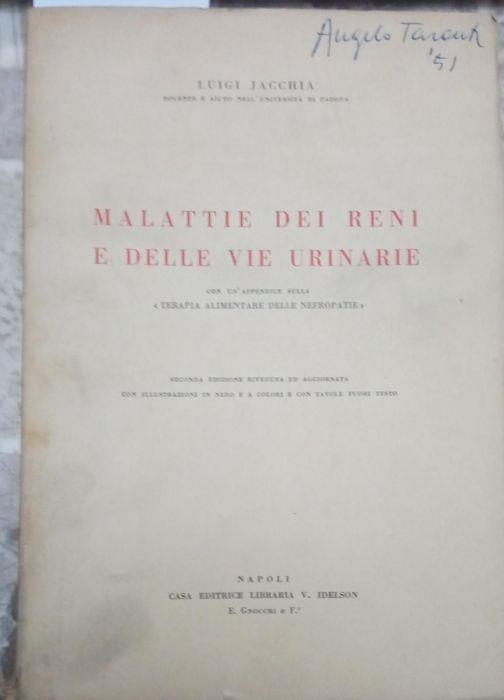 Malattie dei reni e delle vie urinarie - copertina