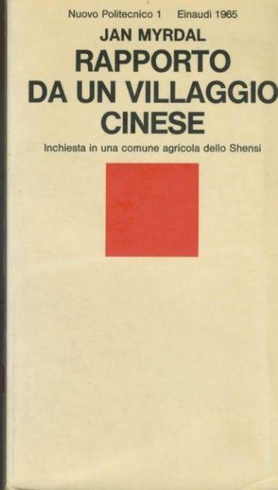 Rapporto da un villaggio cinese - Jan Myrdal - copertina