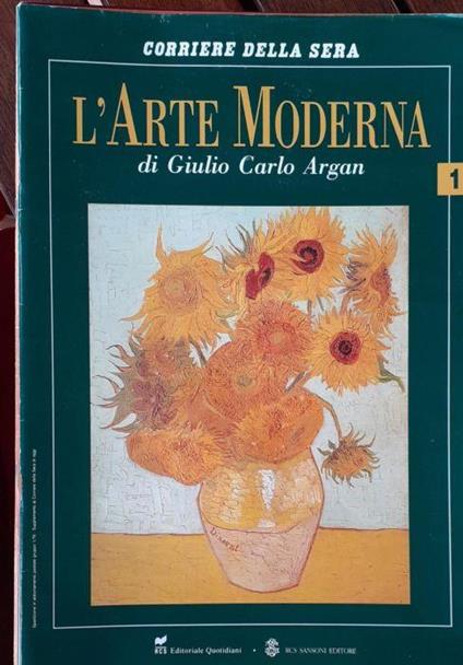 Corriere della Sera. L'arte Moderna 1 - Giulio C. Argan - copertina