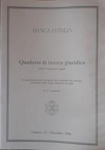 Quaderni di ricerca giuridica della Consulenza Legale della Banca d'Italia L'evoluzione della disciplina. N.12