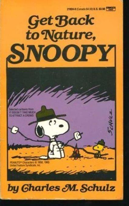 Get Back to Nature, Snoopy - Charles M. Schulz - copertina
