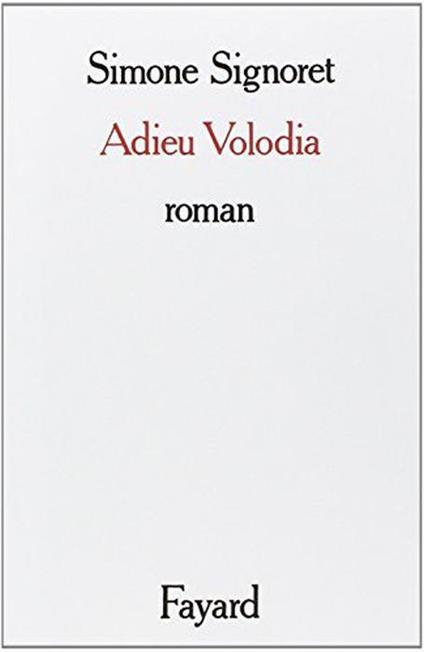 Adieu, Volodia - Simone Signoret - copertina