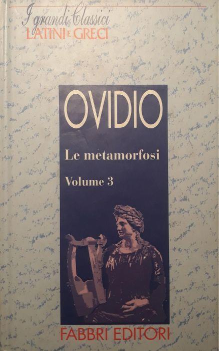 Le metamorfosi - P. Nasone Ovidio - copertina
