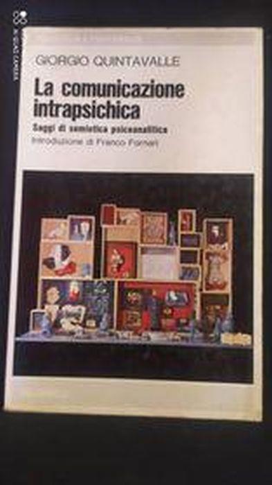 La comunicazione intrapsichica - Giorgio Quintavalle - copertina