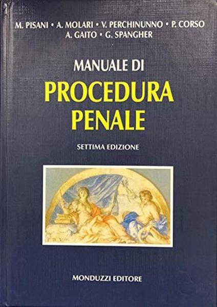 Manuale di procedura penale - copertina