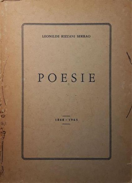Poesie 1868-1965 - copertina