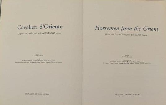 Cavalieri d'Oriente - Taher Sabahi - copertina