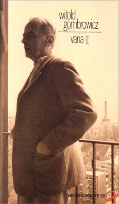 Varia 2 - Witold Gombrowicz - copertina