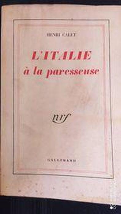 L' Italie à la paresseuse - copertina