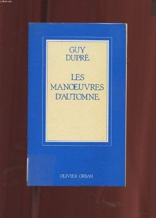 Les manoeuvres d'automne - copertina