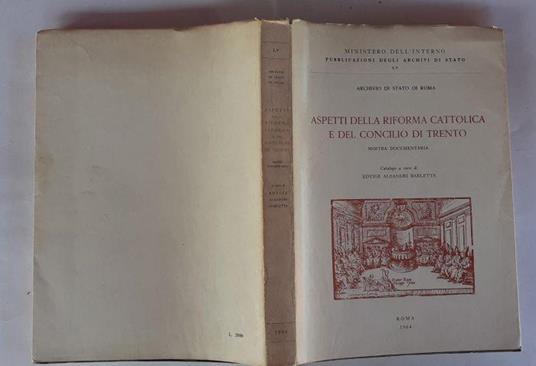 Aspetti della riforma cattolica e del concilio di Trento. Mostra documentaria - copertina