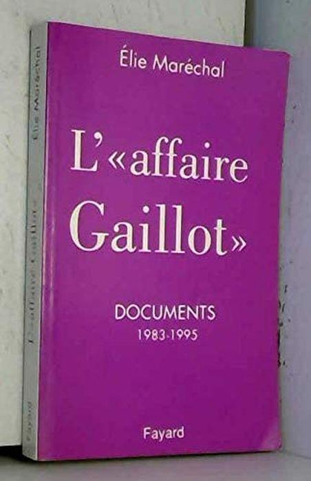 L' affaire Gaillot - copertina
