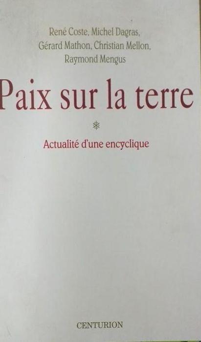Paix sur la terre. Actualité d'une encyclique - copertina