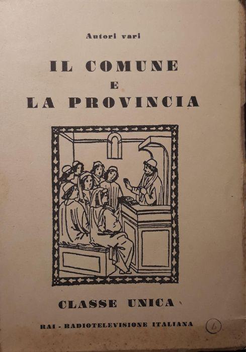 Il comune e la provincia - copertina