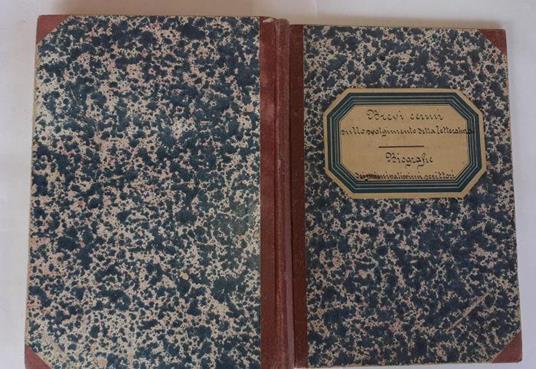 Brevi cenni sullo svolgimento della letteratura. Biografie dei principalissimi scrittori - copertina