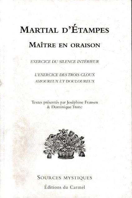 Maître en oraison - copertina