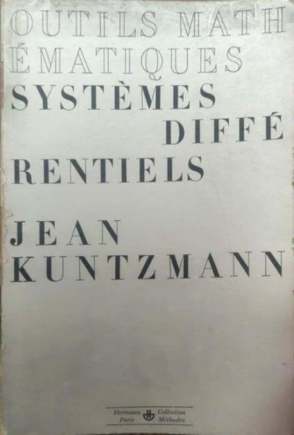Outils Mathematiques - Systemes Differentiels - copertina