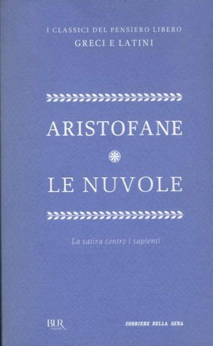 Le nuvole - Aristofane - copertina