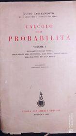 Calcolo delle probabilità (volume1) - Guido Castelnuovo - 2