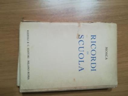 Ricordi di scuola - Mosca - copertina
