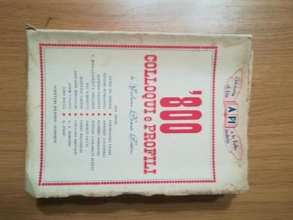 '800 Colloqui E Profili Di: Giuliano Donati Betteni - copertina