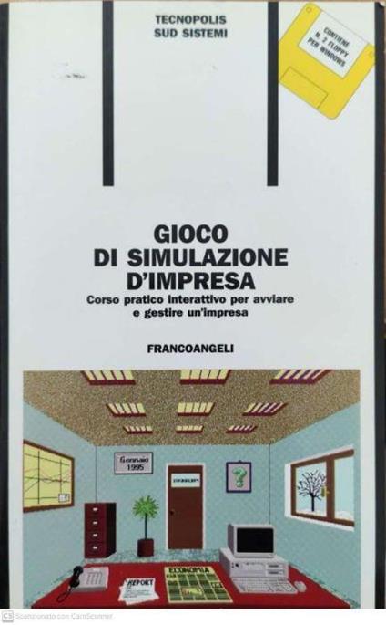 Gioco di simulazione d'impresa. Corso pratico interattivo per avviare e gestire un'impresa per Windows. con 2 floppy disk - copertina