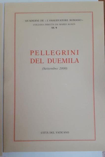 Pellegrini del duemila (Settembre 2000) Volume 9 - copertina