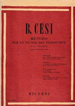 B. Cesi Metodo per lo studio del pianoforte in 12 fascicoli, fasc. II:Esercizi e scale