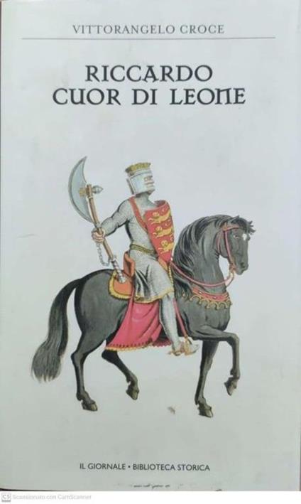 Riccardo cuor di leone - Vittorangelo Croce - copertina