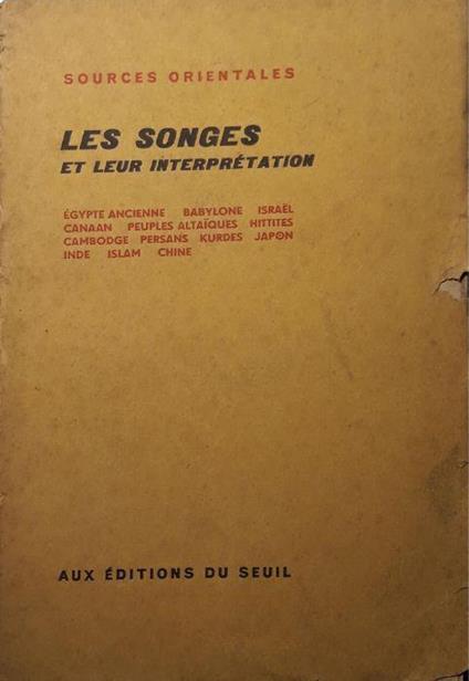 Les Songes et leur interpreation - copertina