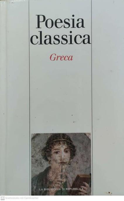 Antologia della poesia greca - copertina