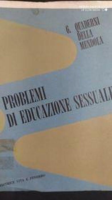 Problemi di educazione sessuale - copertina