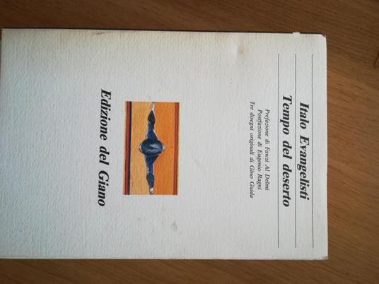 Tempo del deserto - Italo Evangelisti - copertina