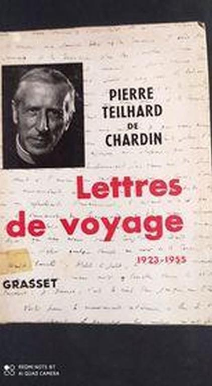 Lettres de voyage - Pierre Teilhard de Chardin - copertina