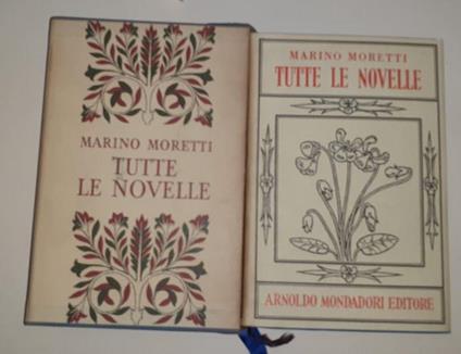 Tutte le novelle - Marino Moretti - copertina