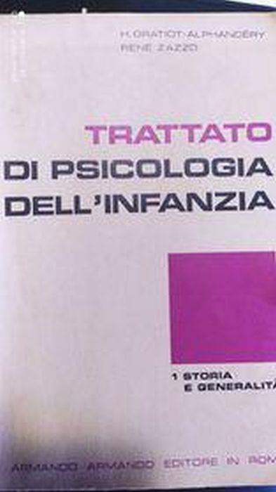 Trattato di psicologia dell'infanzia - copertina