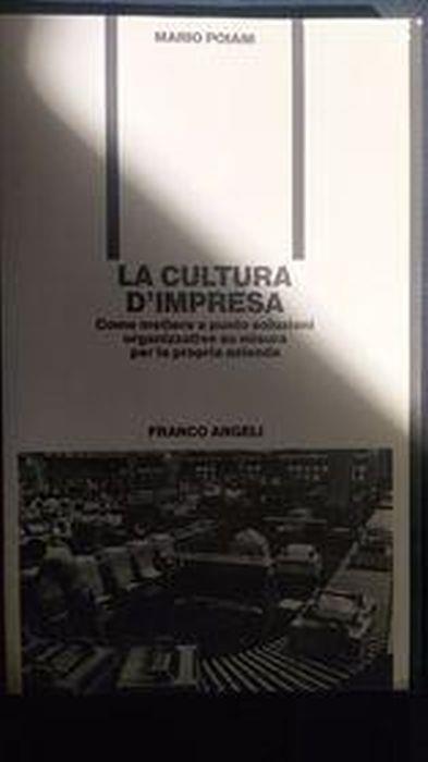 La cultura d'impresa - Mario Poiani - copertina