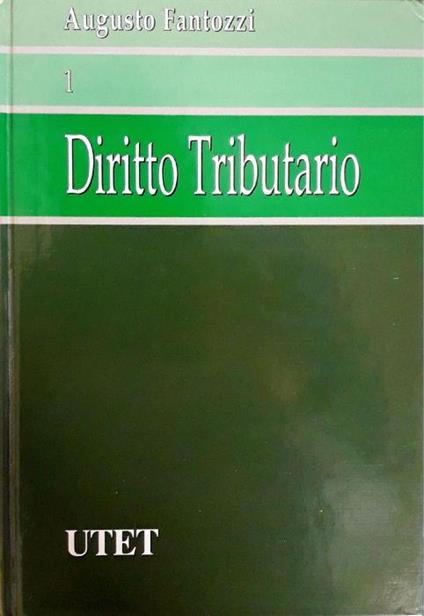 Diritto tributario - Augusto Fantozzi - copertina