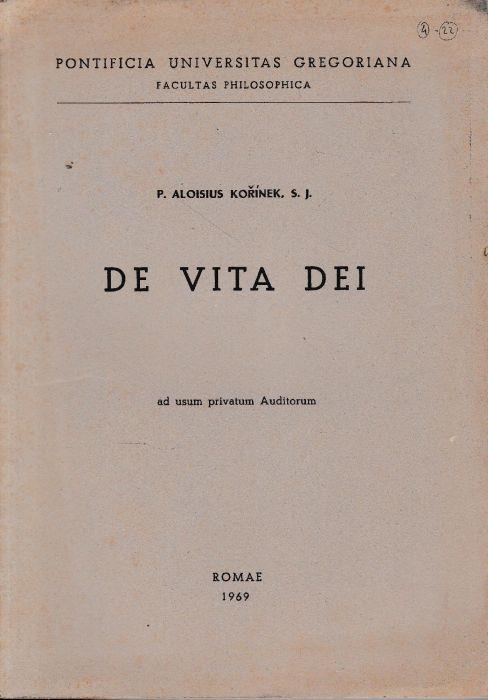 De vita dei - copertina